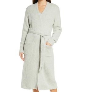 Skims Cozy Knit Boucle Robe Size S/M-AQUA
